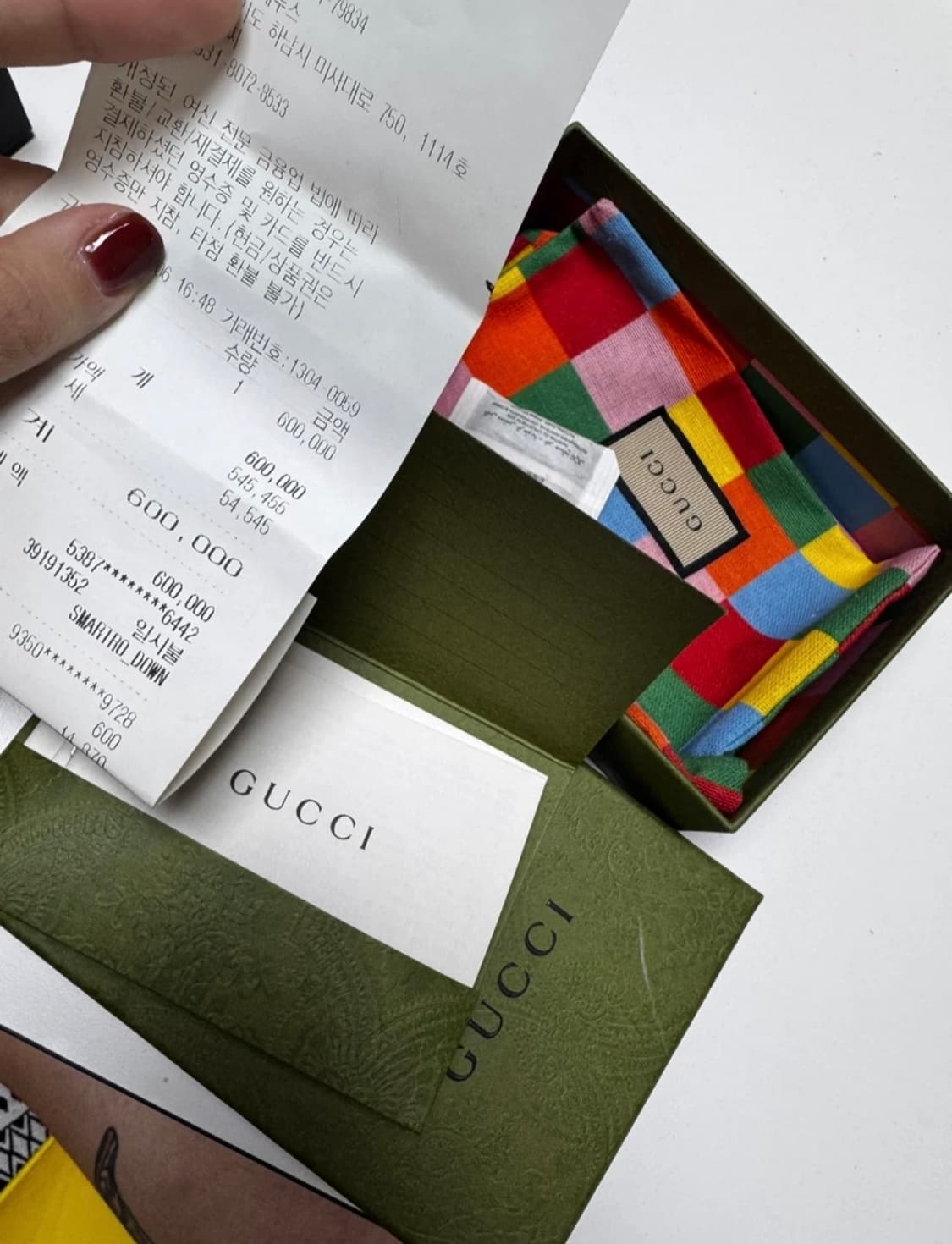 구찌 GG 마몽 핑크 카드 케이스 지갑 (풀박) 상품이미지4