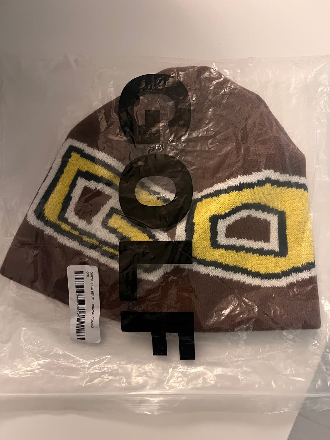 골프왕 퀵 로고 비니 브라운 상품이미지1