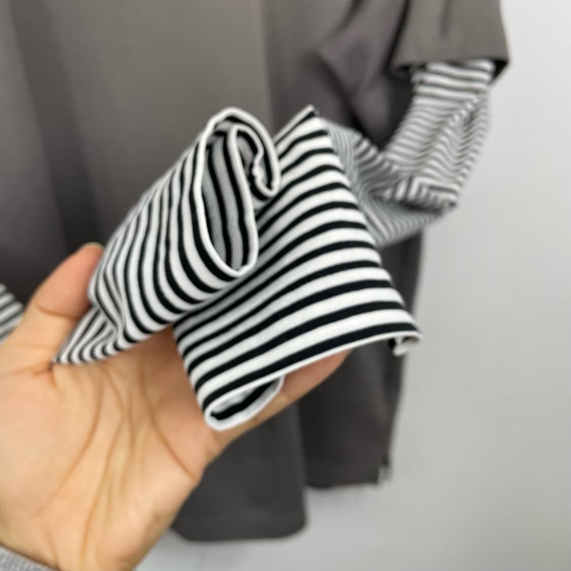 먼싱웨어 재팬 토프 페이크 레이어드 긴팔 카라티 110(3L) 상품이미지6