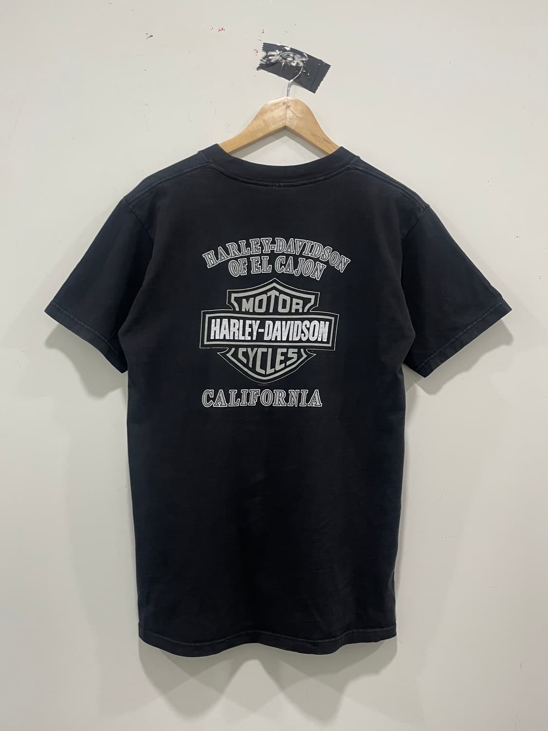 00s Harley Davidson 할리데이비슨 실버 빅로고 반팔 티셔츠 상품이미지3