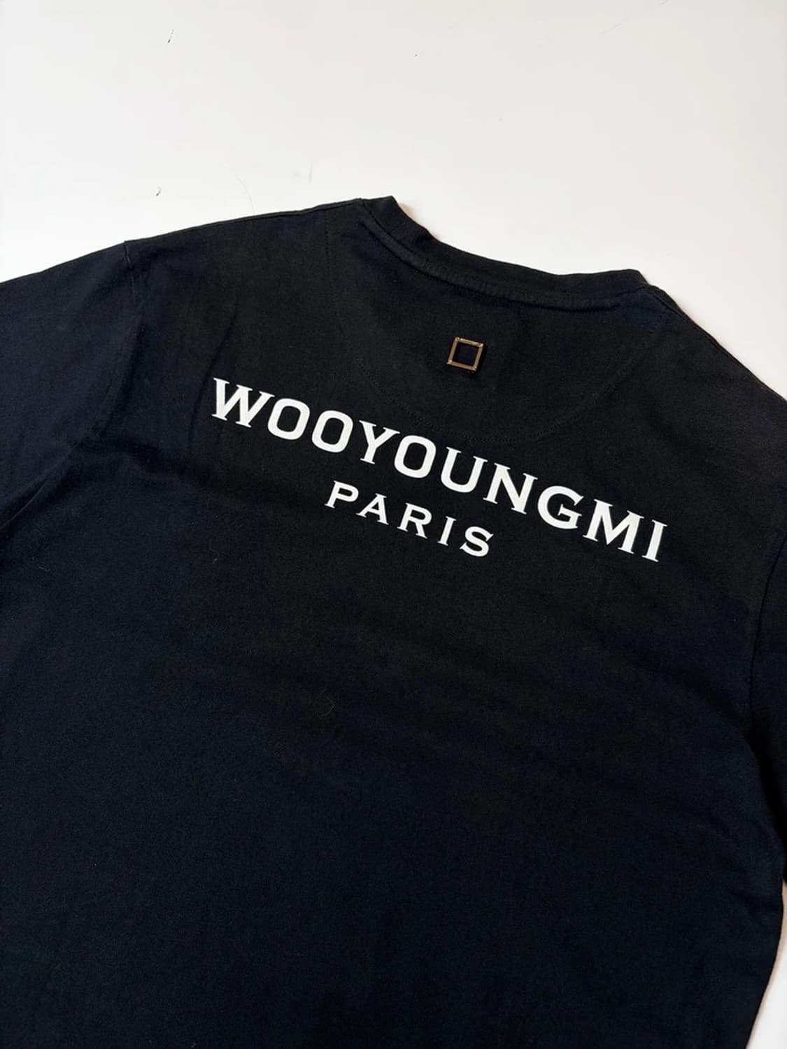 우영미 18FW 백로고 반팔 티셔츠 PN9558 상품이미지2