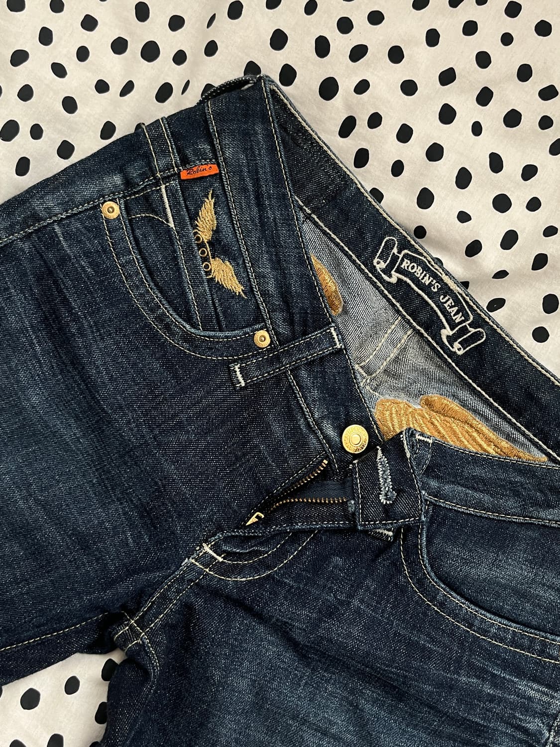 로빈스진 스키니핏 로우라이즈 데님 팬츠 상품이미지2