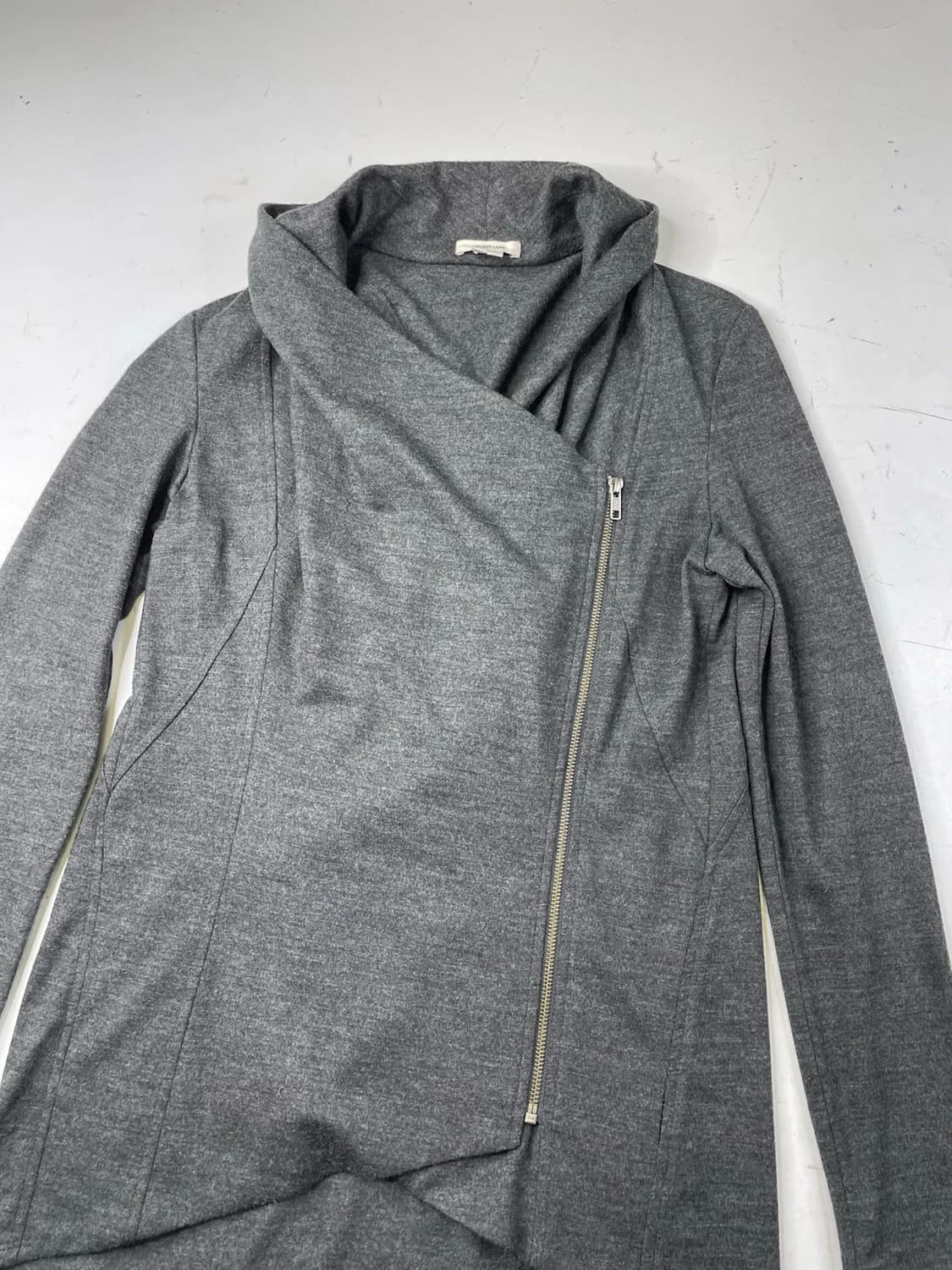 헬무트 랭 소나 울 비대칭 지퍼 자켓 상품이미지1