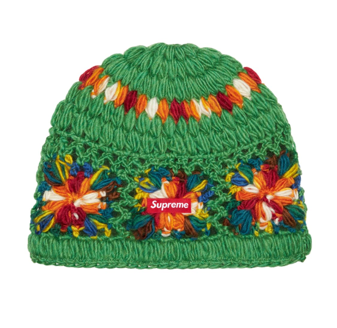 새상품) 슈프림 크로셰 비니 그린 - 25ss 상품이미지2