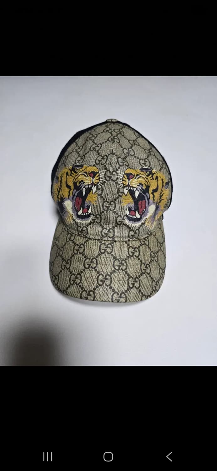 구찌 GG 타이거 볼캡 모자XL 상품이미지1