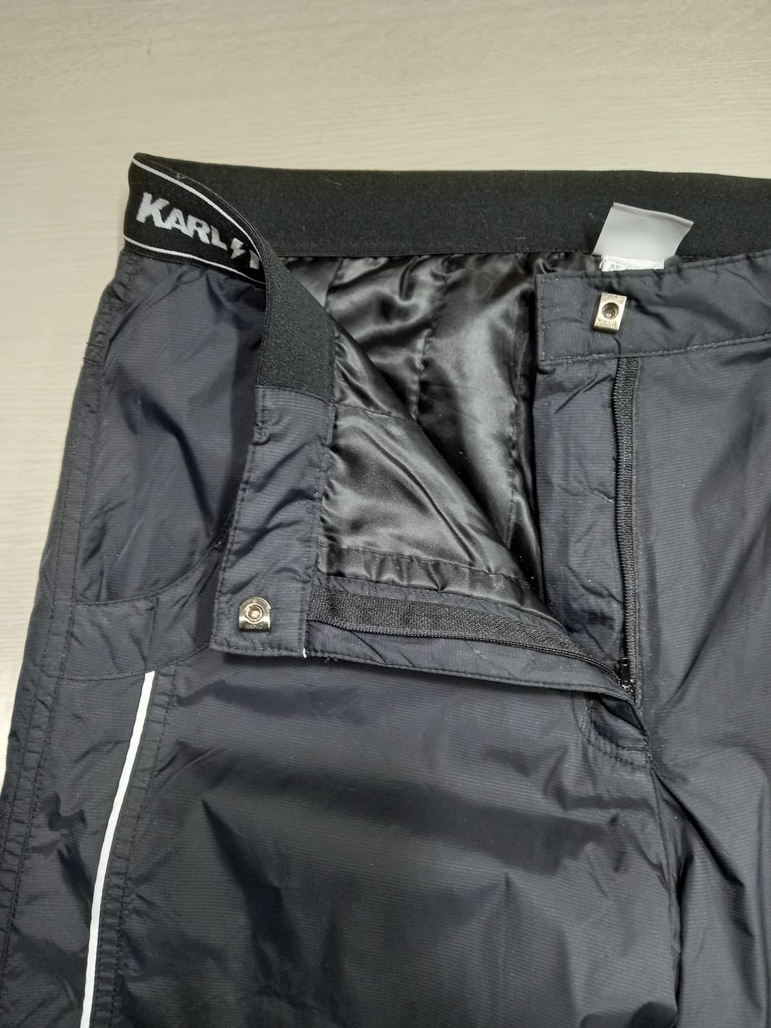 30 KARL MAX 밴딩 패딩 아웃도어팬츠 블랙 30-183 상품이미지6