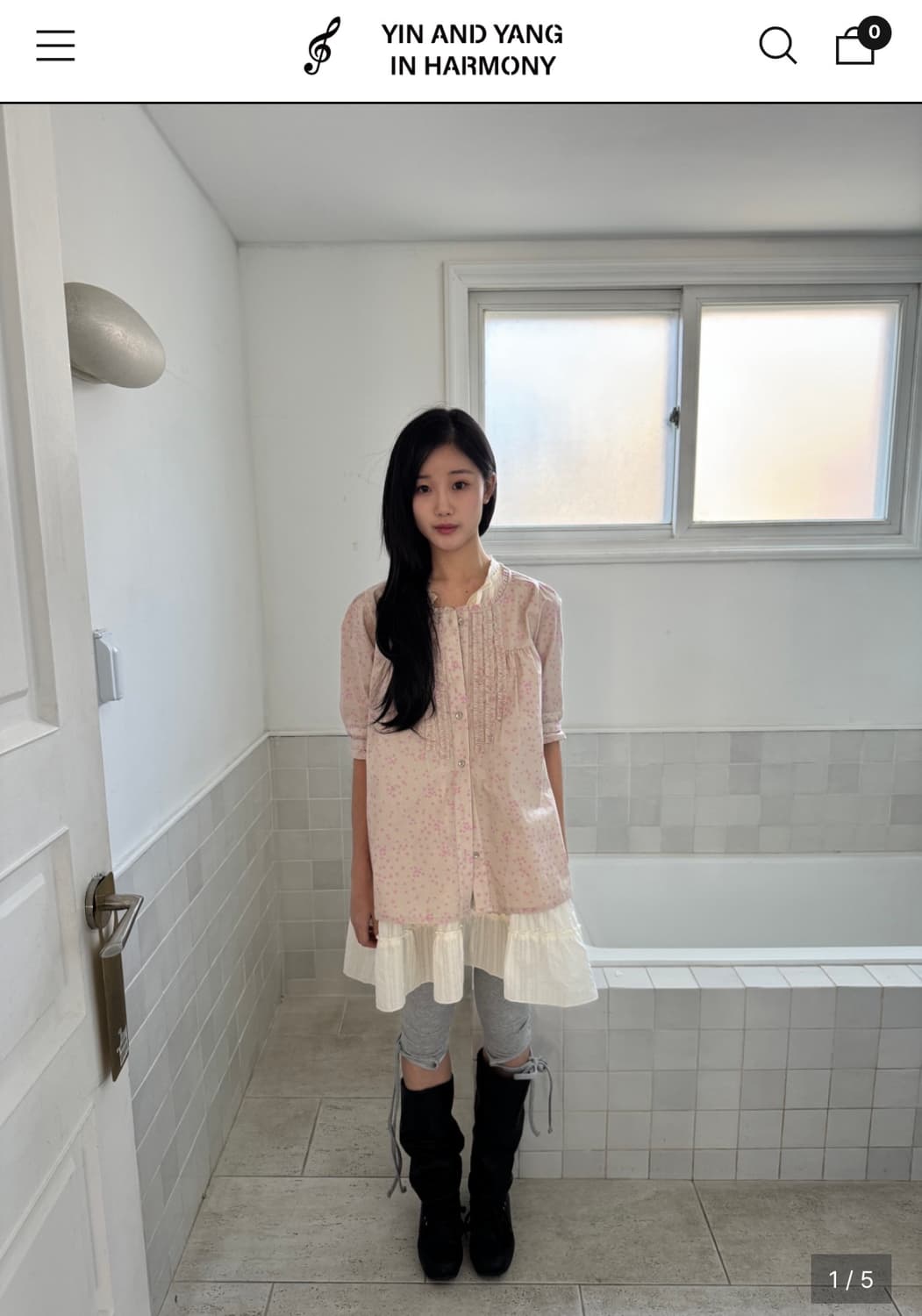 인앤양인하모니 Momo blouse, star 상품이미지1