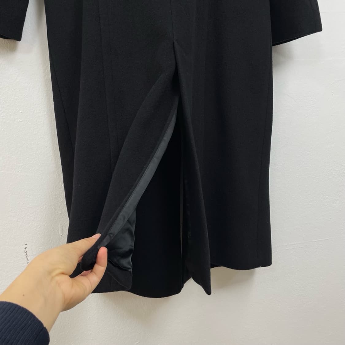 끌로디피에로 Claudie Pierlot 블랙 울 롱코트 36 상품이미지9