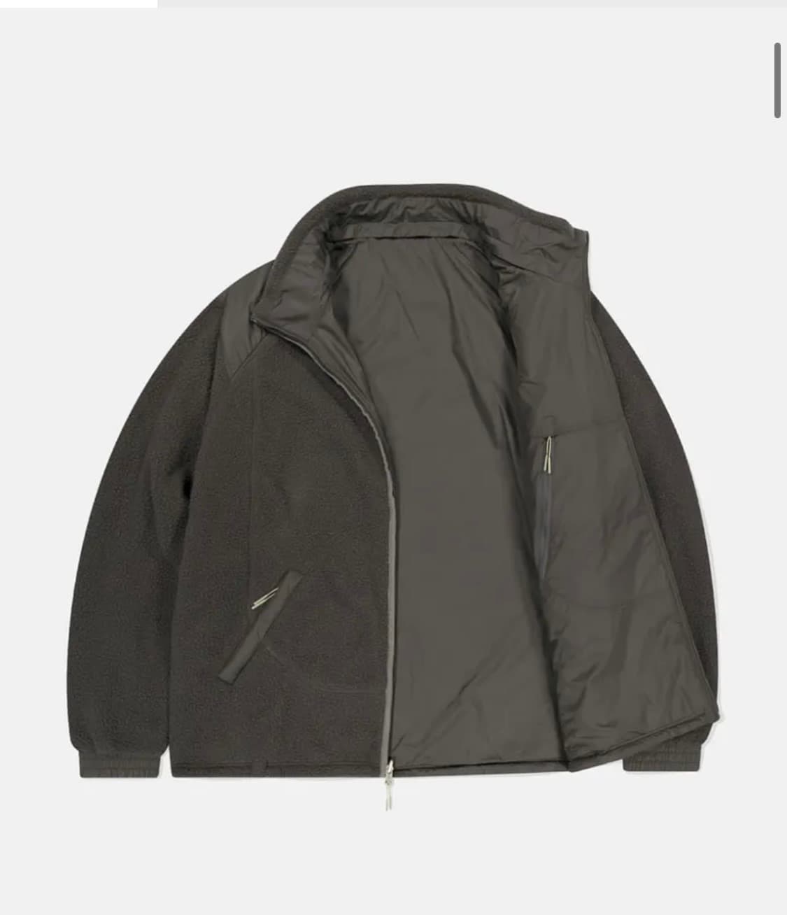 SUNLOVE 썬러브 리버시블 플리스 차콜 라지 상품이미지3