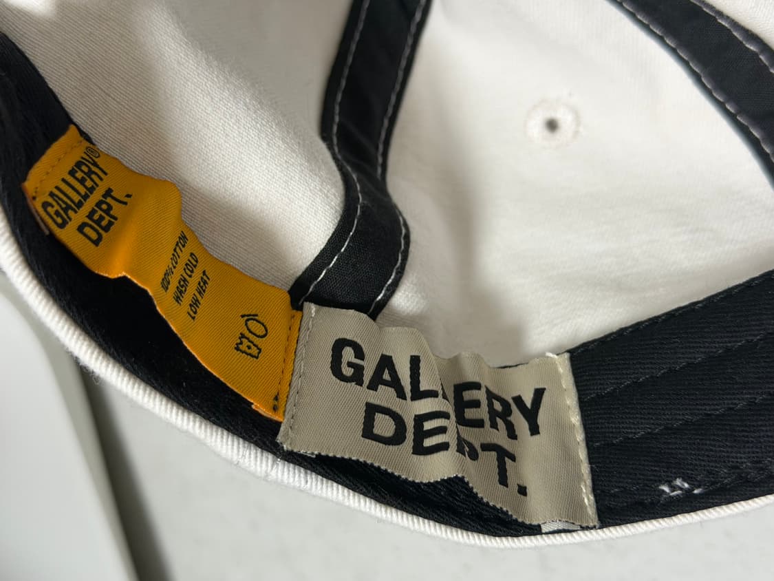 갤러리디파트먼트 캡 모자 로고 화이트 dept 팔리할리우드 erl erd 상품이미지5