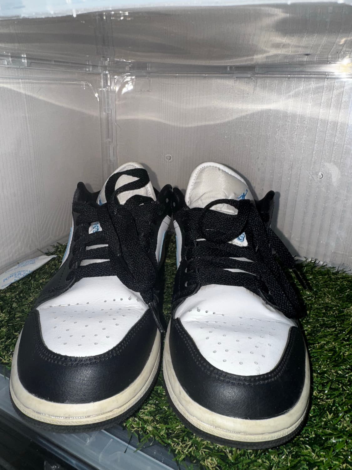 나이키 에어 조던 1 로우 블랙 유니버시티 블루 240 상품이미지2