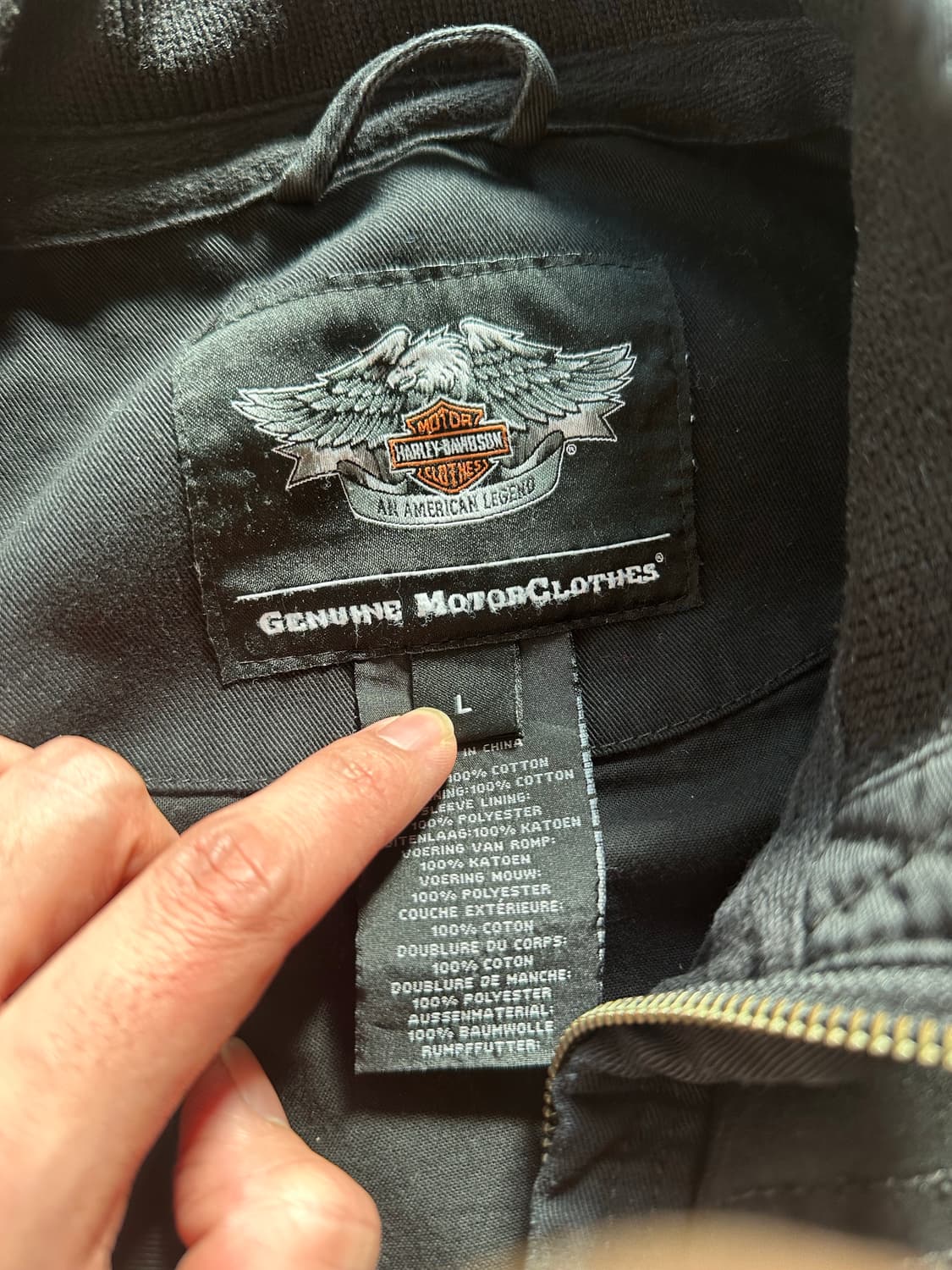 할리데이비슨 스컬패치 봄버자켓 상품이미지5