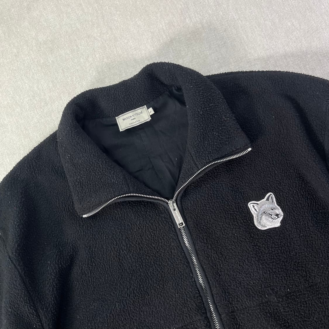 100 메종키츠네 실버폭스 플리스 한정판 자켓 상품이미지2