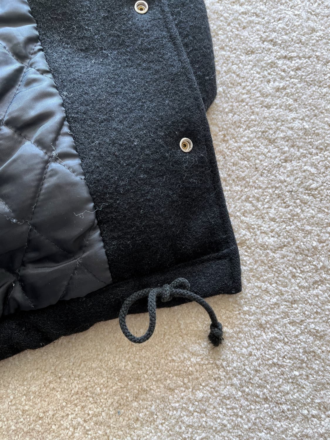 VAN JAC 퀄팅 울 봄버 자켓 (105-110) 상품이미지7