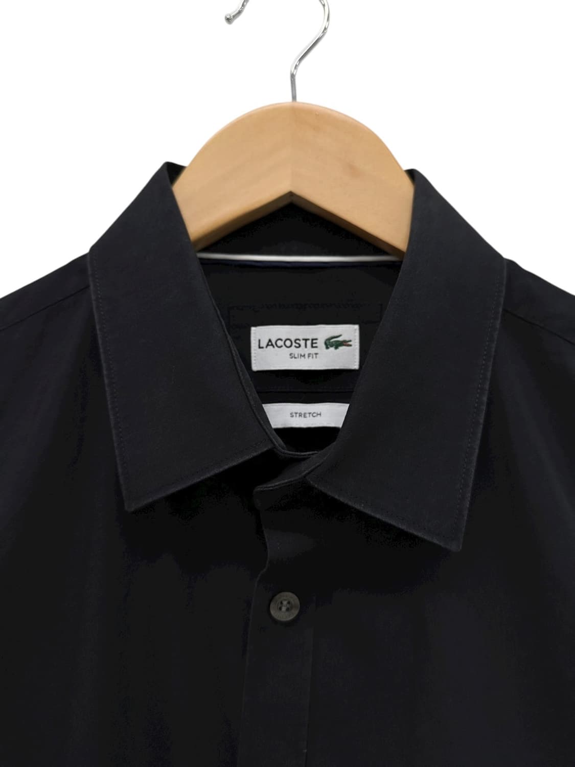  라코스테 셔츠 올블랙 (XL)  상품이미지3