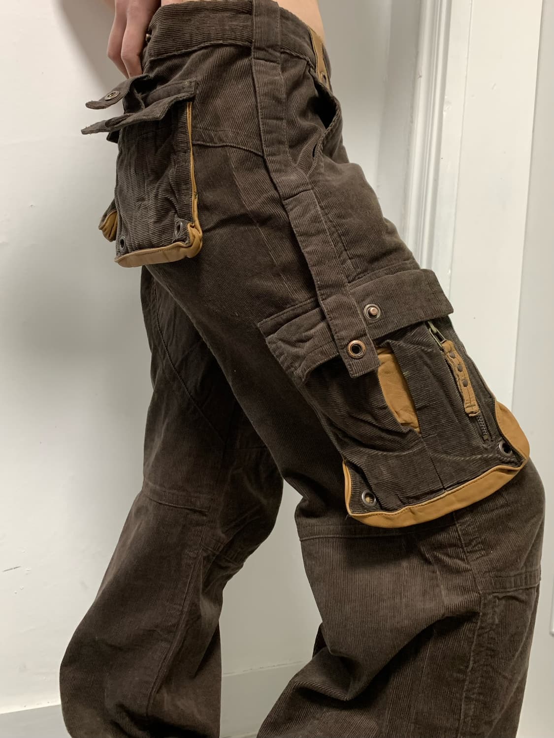 코듀로이 디테일 카고팬츠 상품이미지2