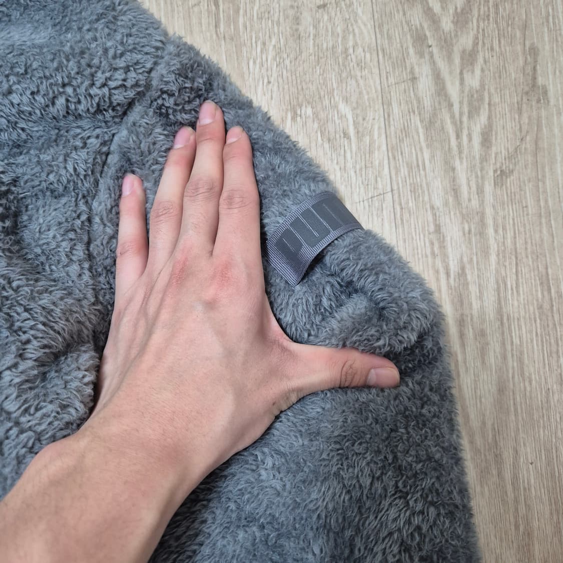 푸마 뽀글이 후드 후리스 플리스 반집업자켓 상품이미지5