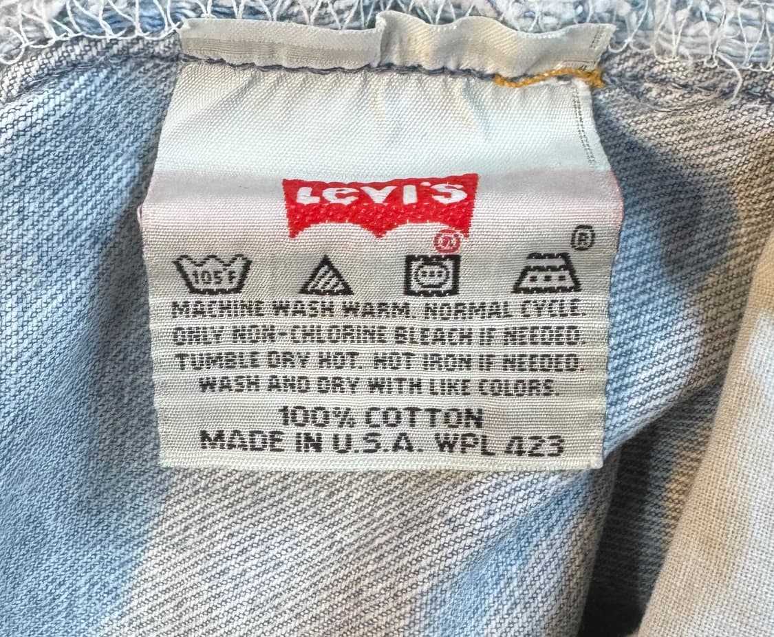 USA 빈티지 리바이스 501 데님 33(31~32) (630) 상품이미지4