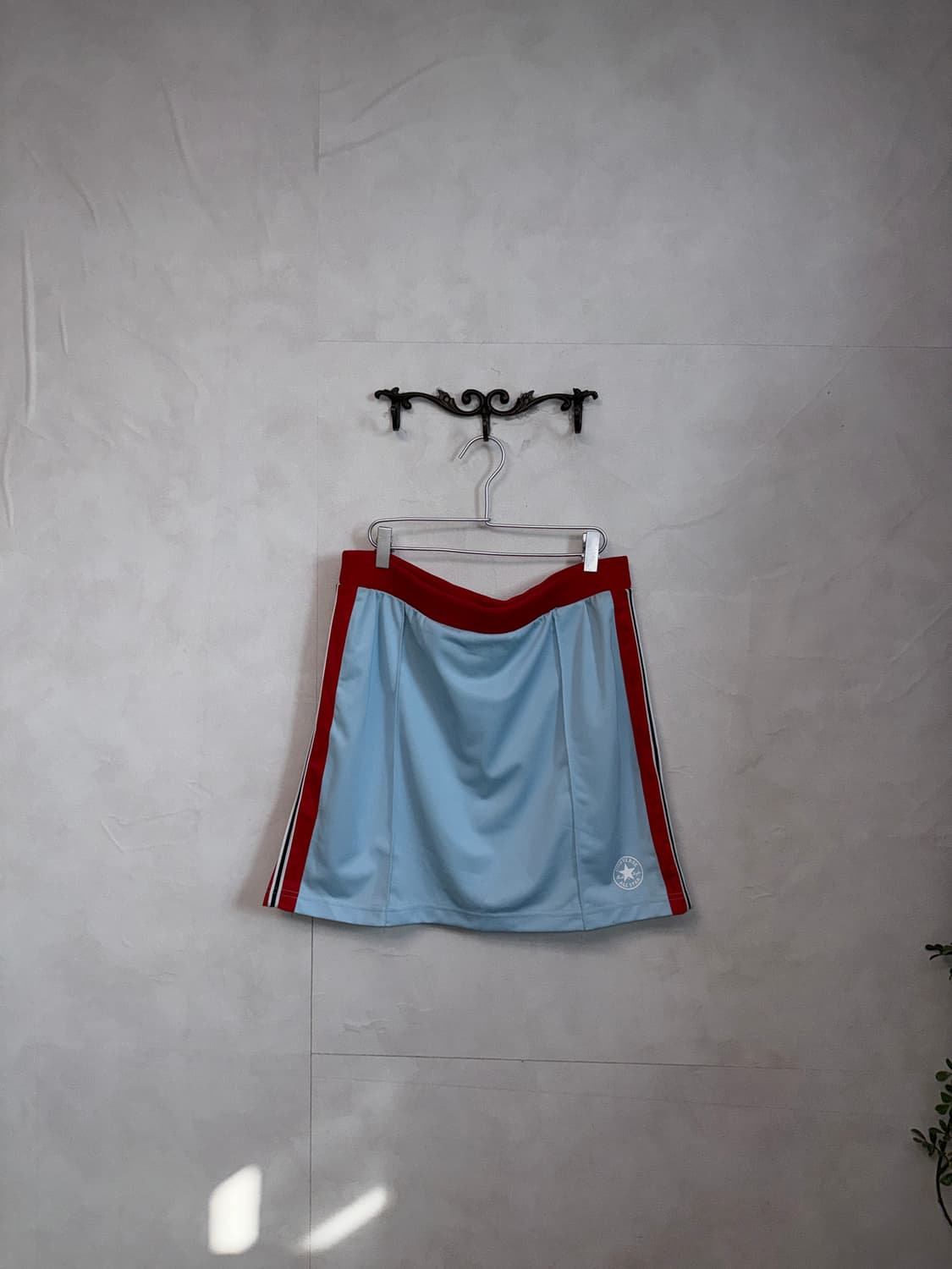 Converse blue red sporty track skirt 상품이미지1