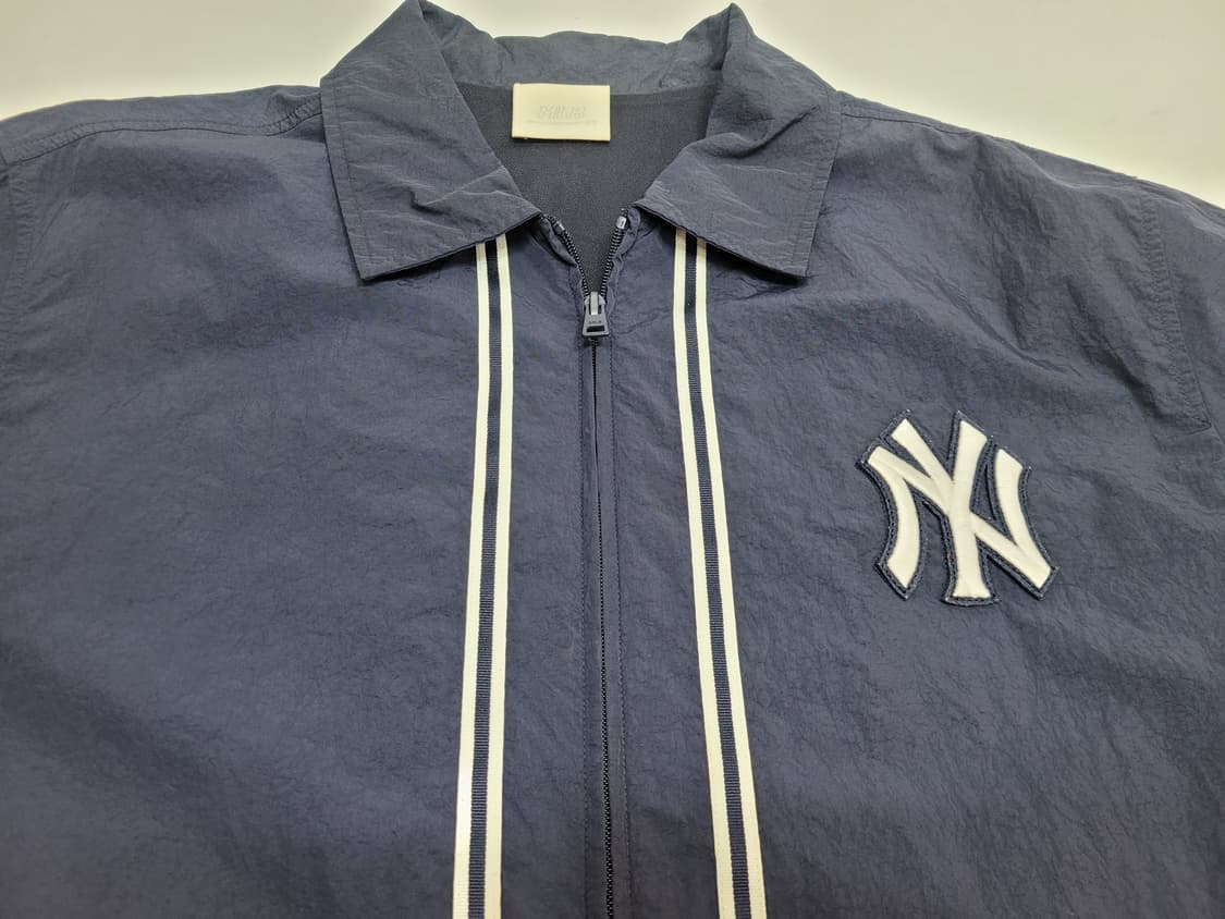 MLB 뉴욕양키즈 나일론 쉘 베이스볼 집업 자켓 / 남 105 네이비
 상품이미지3