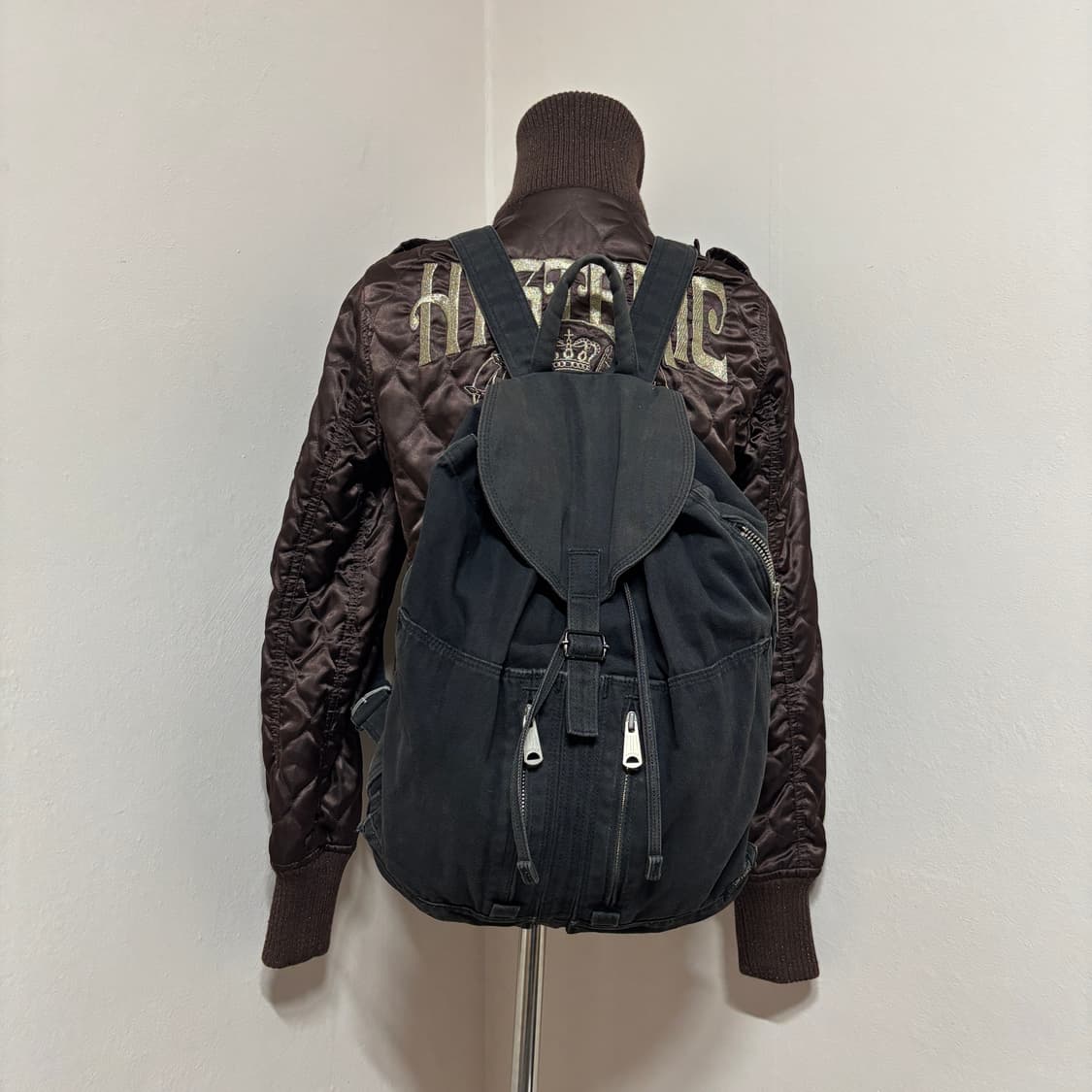 포터 헤링본 럭색 백팩 상품이미지2