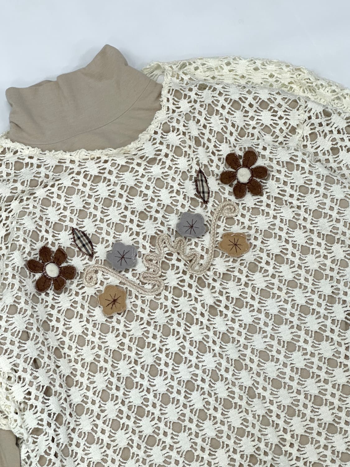 🪾하구미의 모리걸 코디세트🪾그런지 에스닉 모리걸 히피 니트 스커트  상품이미지4