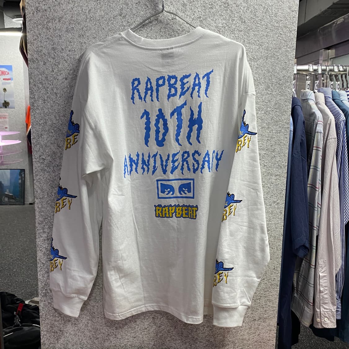 오베이 X 랩비트 멀티로고 롱슬리브 B4207 상품이미지4