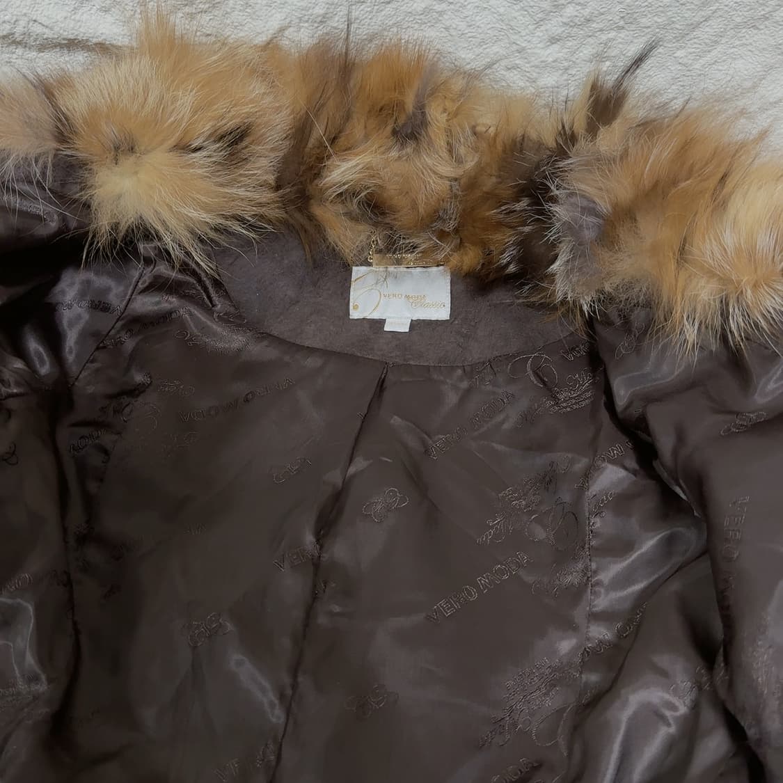 빈티지 veromoda 붉은 여우털 되지가죽자켓 상품이미지4