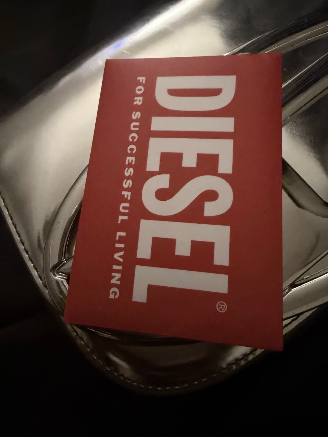 디젤 미러실버 숄더백 상품이미지4