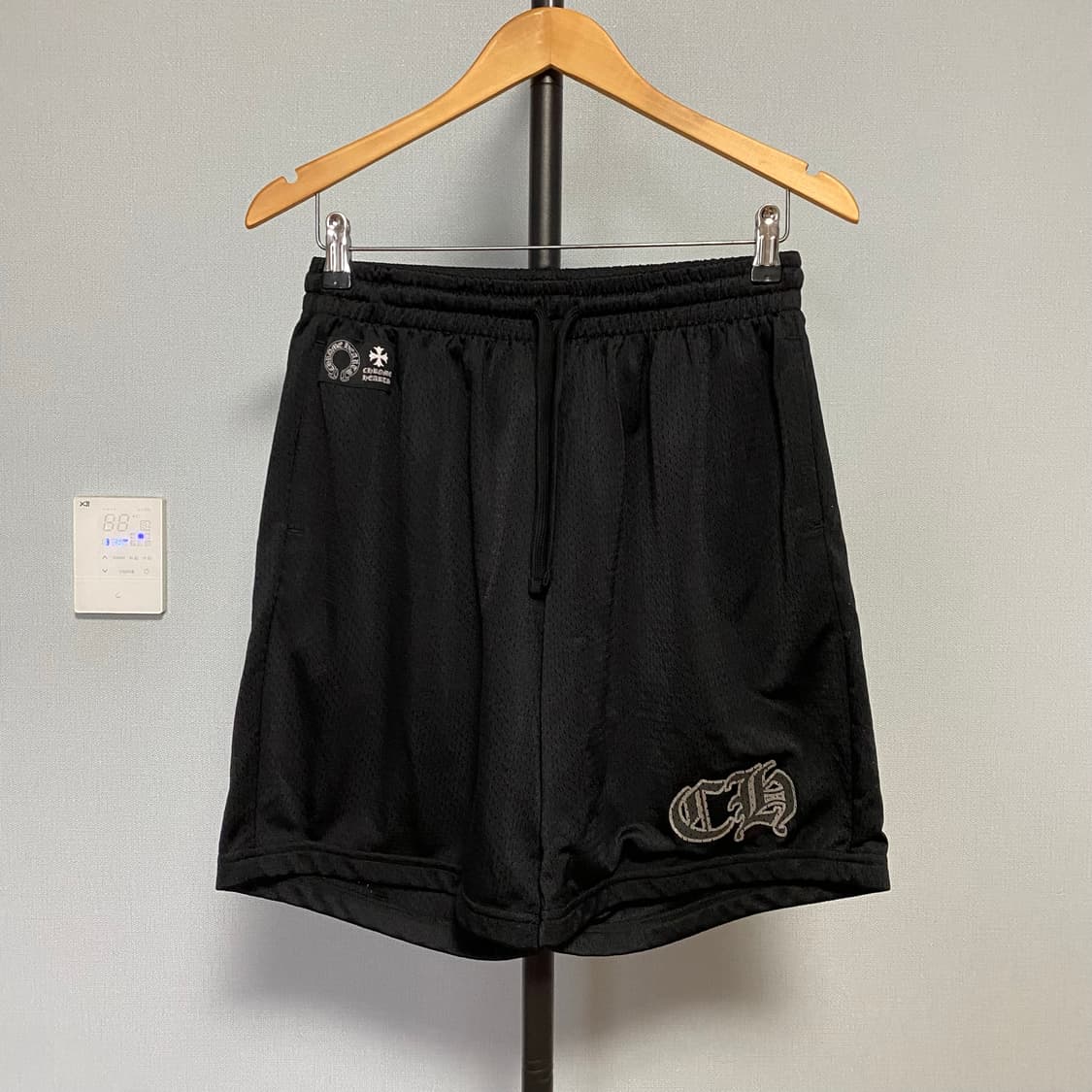 [M] 크롬하츠 메쉬 바시티 쇼츠 반바지 블랙 상품이미지2
