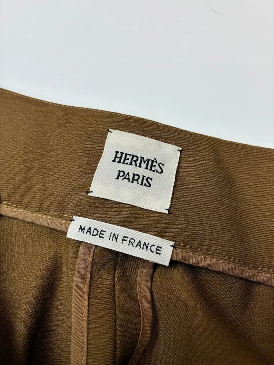 에르메스 명품 100% 울 언발 플리츠 스커트 PN5725    상품이미지8