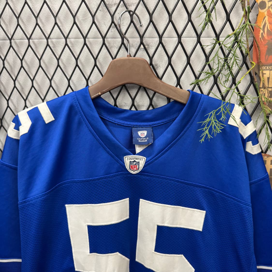 리복 NFL 이큅먼트 시애틀 시호크스 풋볼 저지 블루 상품이미지5