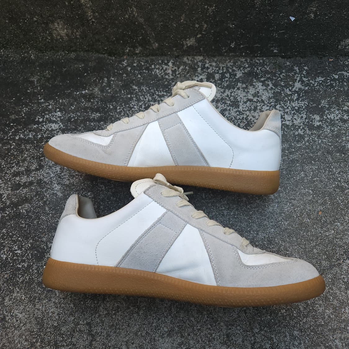 [40] 메종 마르지엘라 카프스킨 레플리카 스니커즈 화이트 상품이미지3