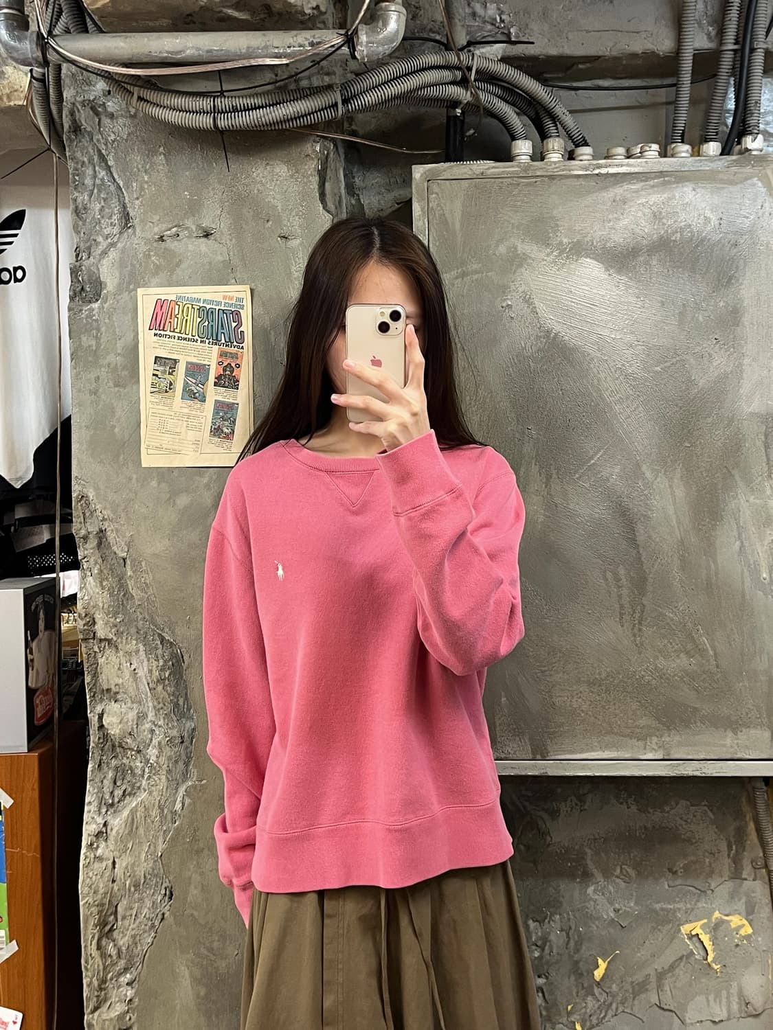 폴로 랄프로렌 맨투맨 핑크 L #csz983 상품이미지2