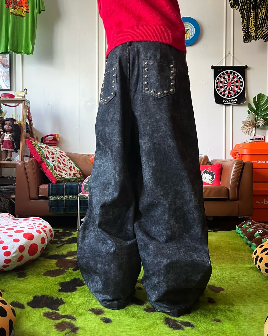 STArT EXCEED END Leather Studs Denim 상품이미지2