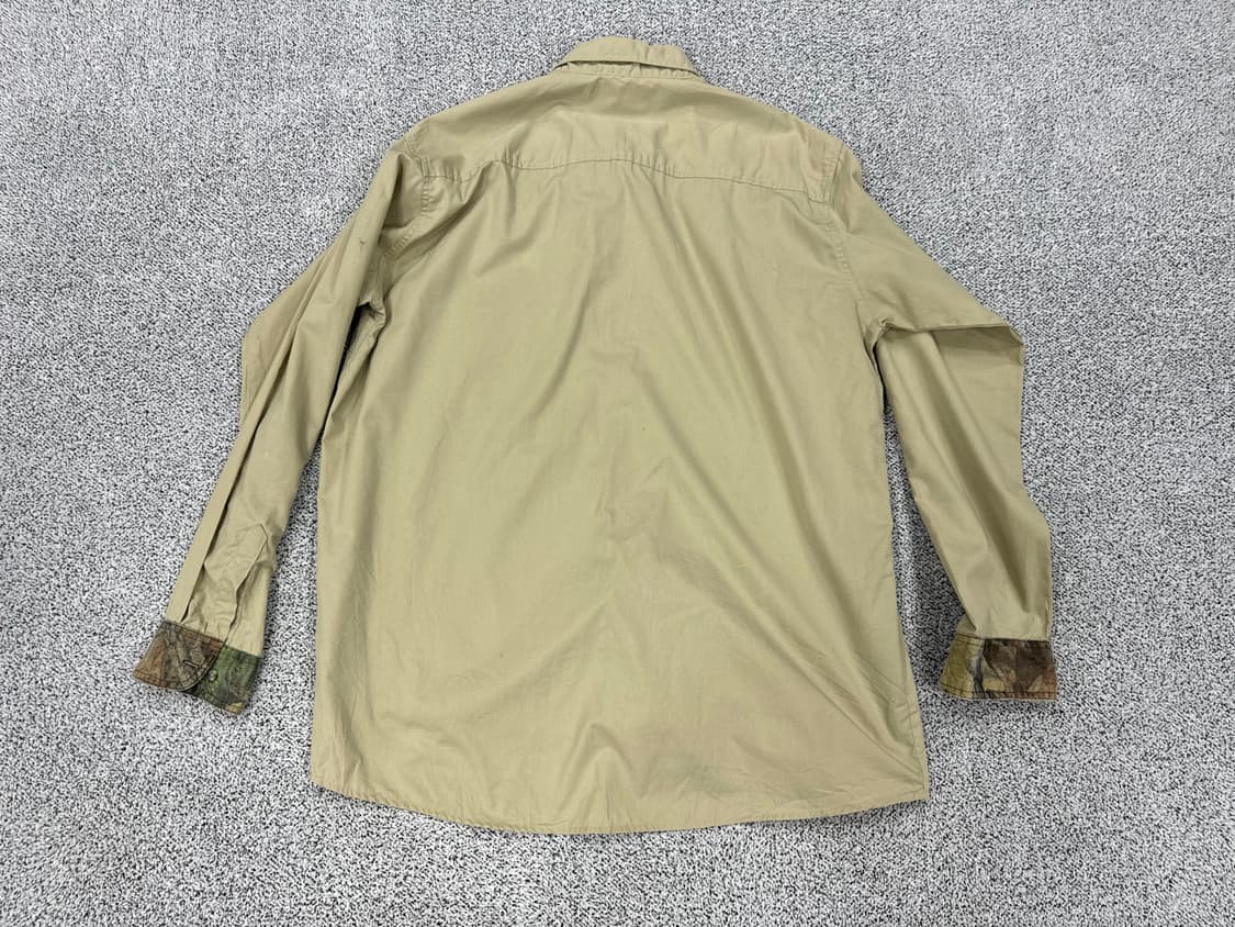 90s 리얼트리 배색 헌팅셔츠 상품이미지2