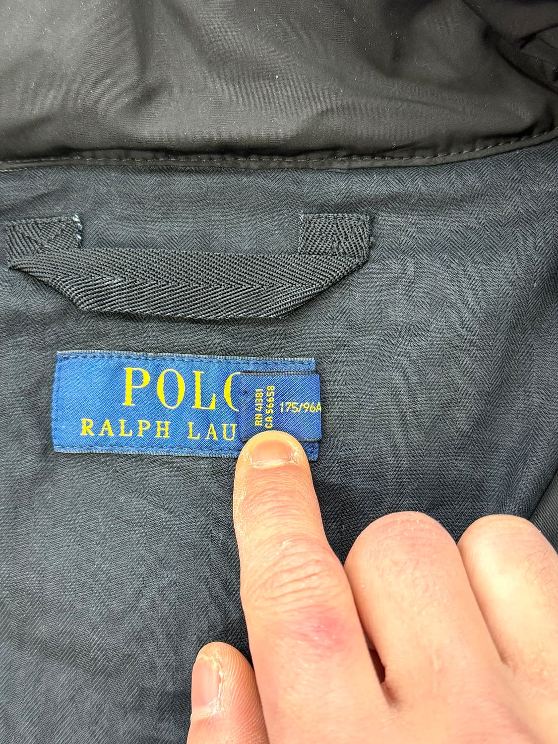 폴로 랄프로렌 블랙 M-65 나일론 히든 후디 필드 자켓 상품이미지8