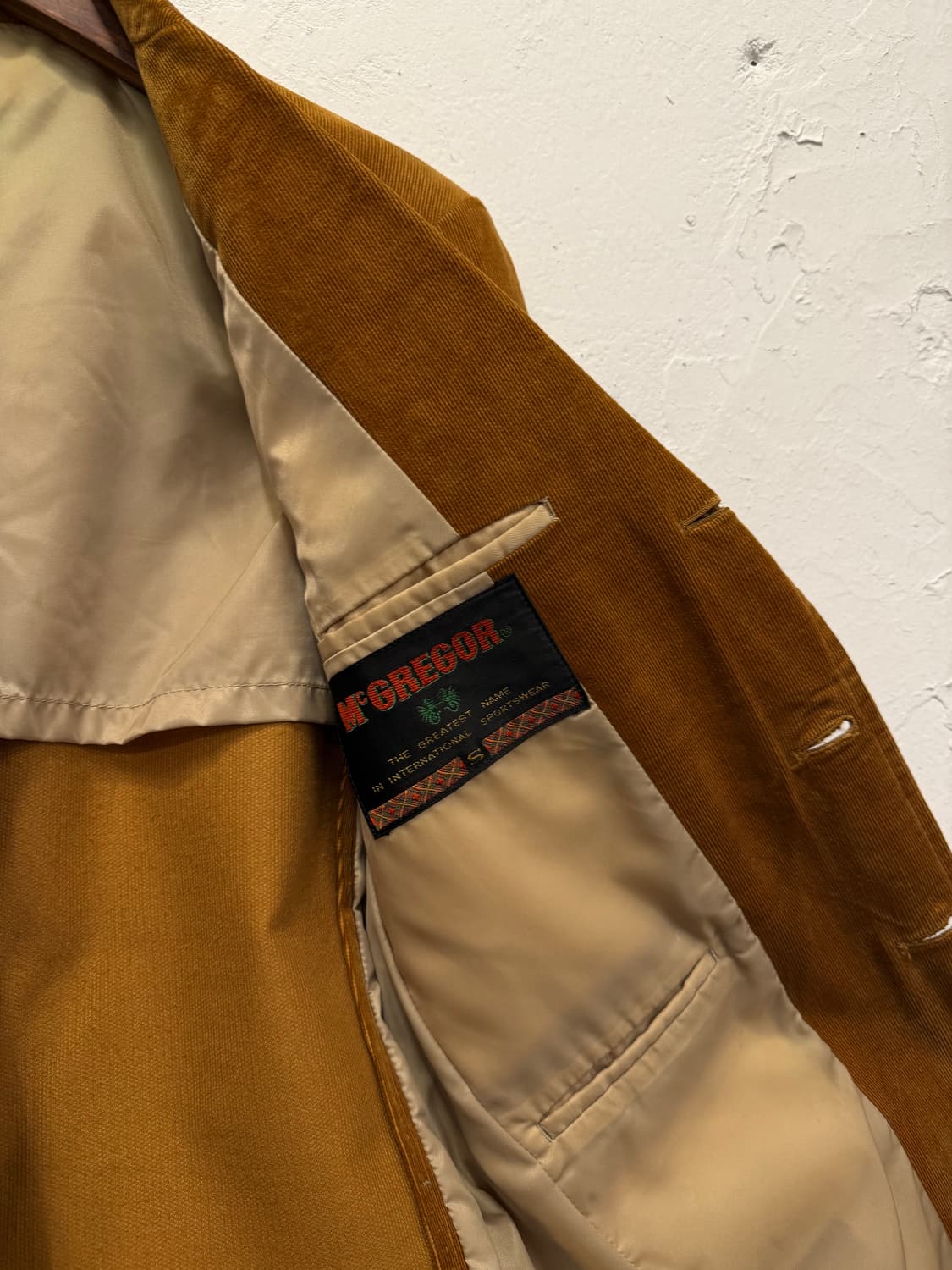 80-90s McGREGOR Corduroy 3roll2 Blazer 상품이미지7