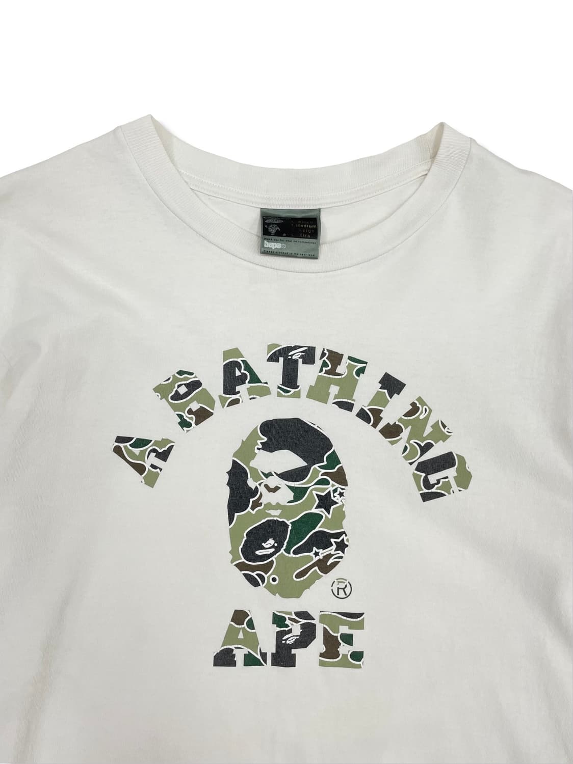 90s 베이프 카모 반팔 티셔츠 상품이미지2