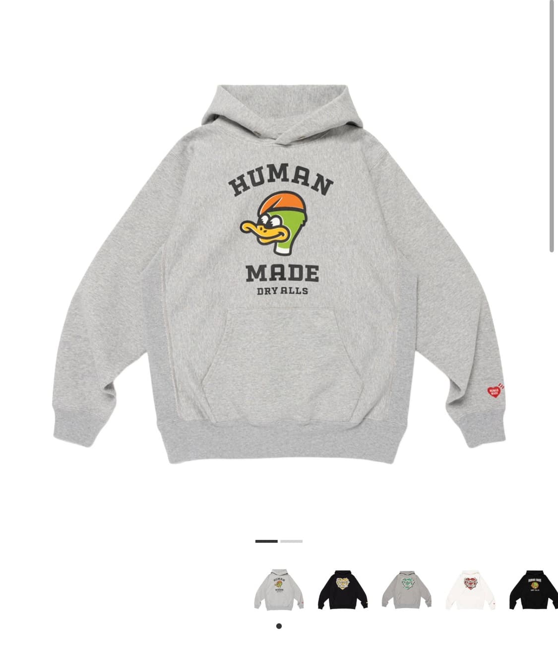 휴먼메이드 후드티 L 상품이미지1