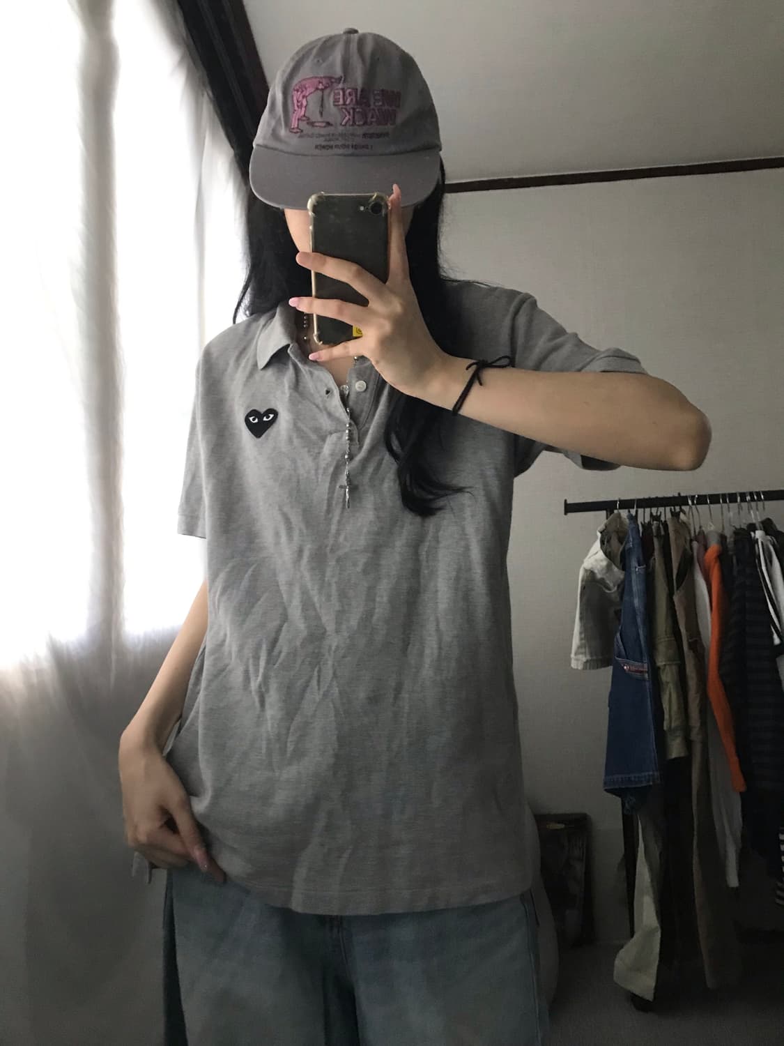 꼼데가르송 그레이 반팔티셔츠 상품이미지7