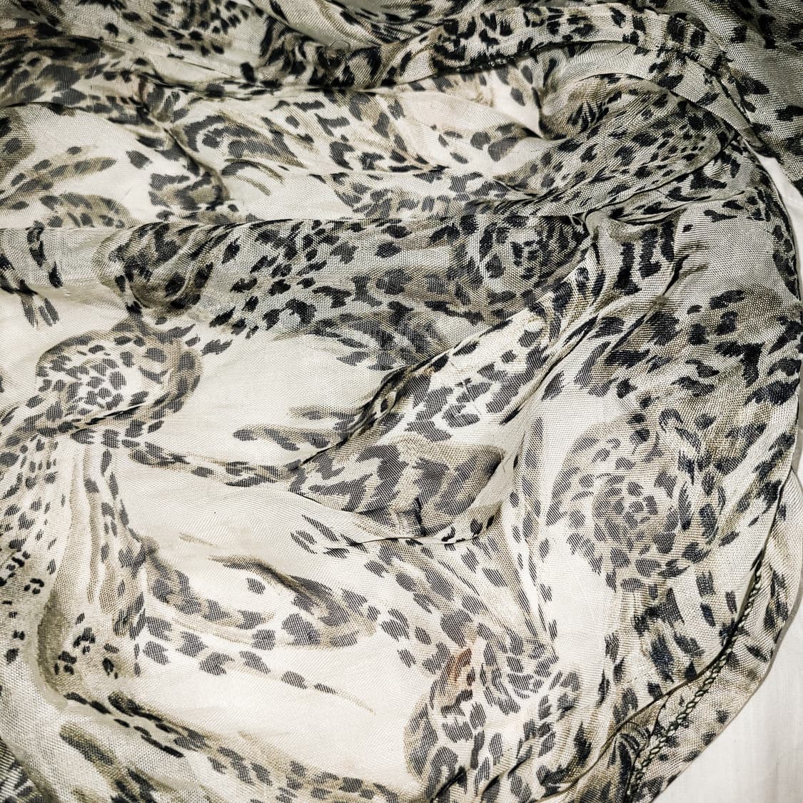 '00s Animal Print Scarf 상품이미지2