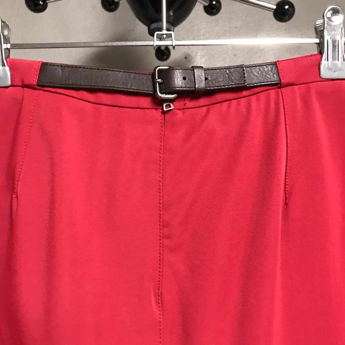 프라다 스포츠 레드 스커트 42(W) 상품이미지5