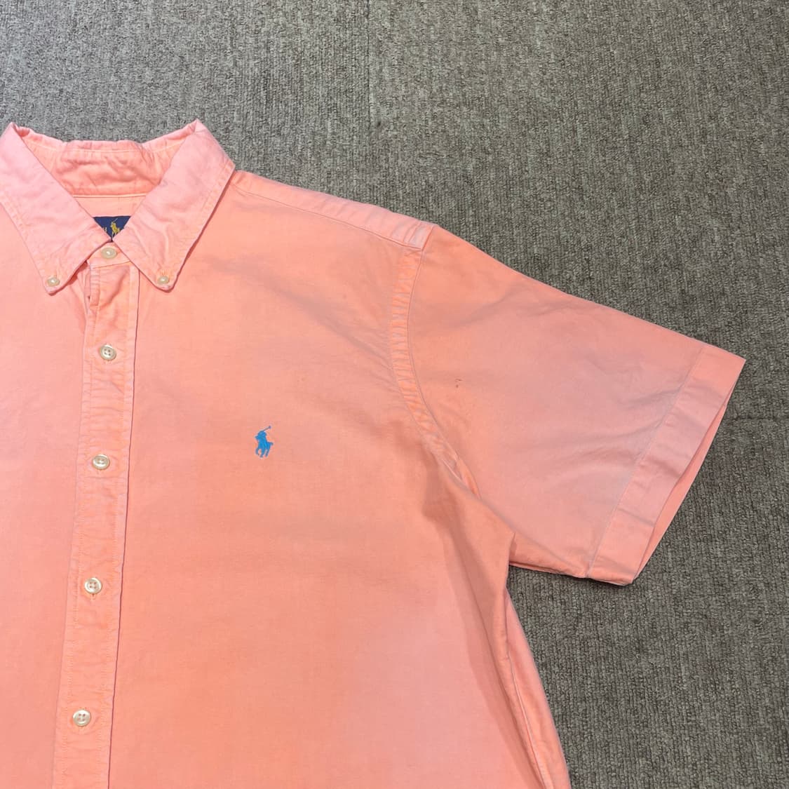 (L) POLO 폴로 랄프로렌 솔리드 반팔 셔츠 상품이미지4