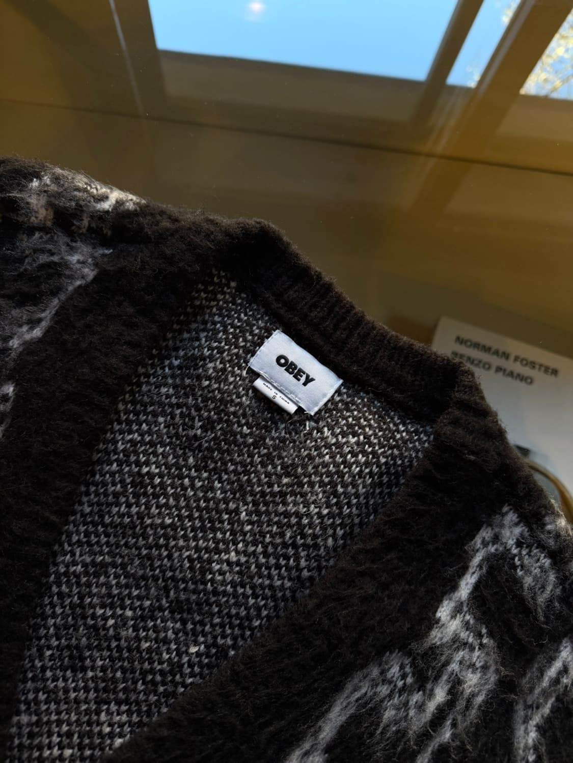 오베이 니트 가디건 남성100 상품이미지6