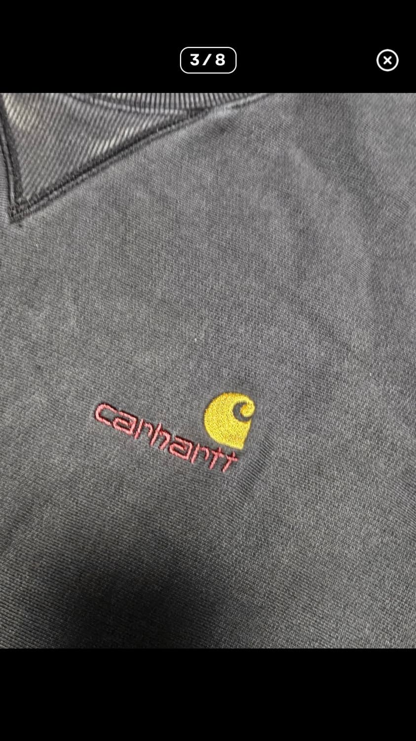 칼하트 wip 맨투맨 자수 상품이미지2