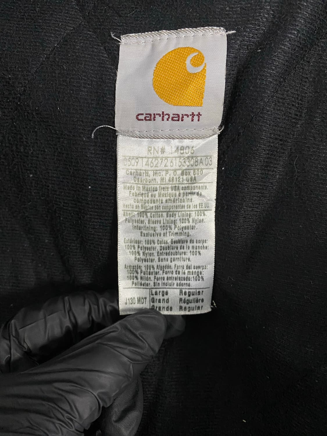 칼하트 J130 MDT 덕 액티브 후드자켓 L 상품이미지4