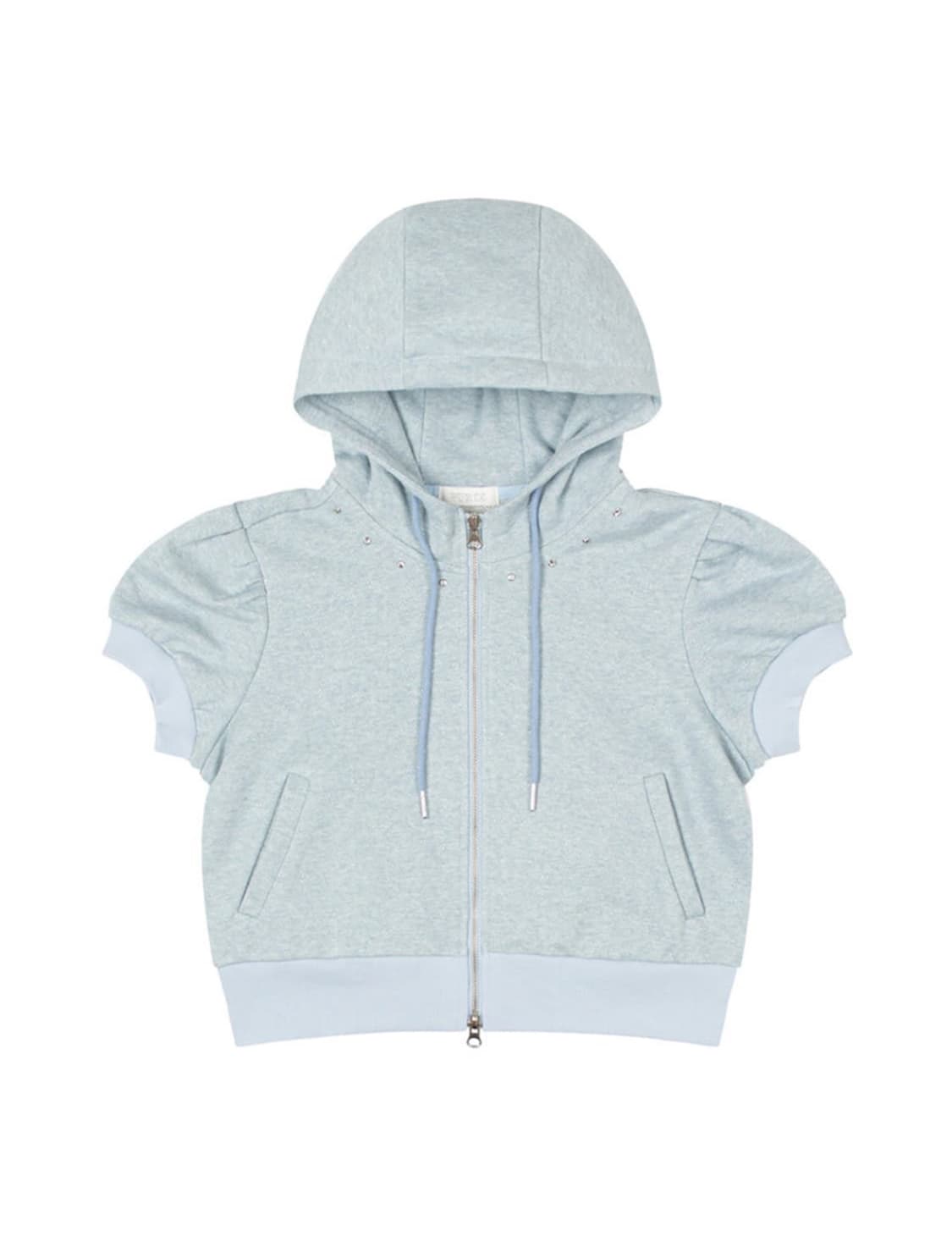 Puree 퓨레 Fairy hoodie Metal blue 상품이미지5