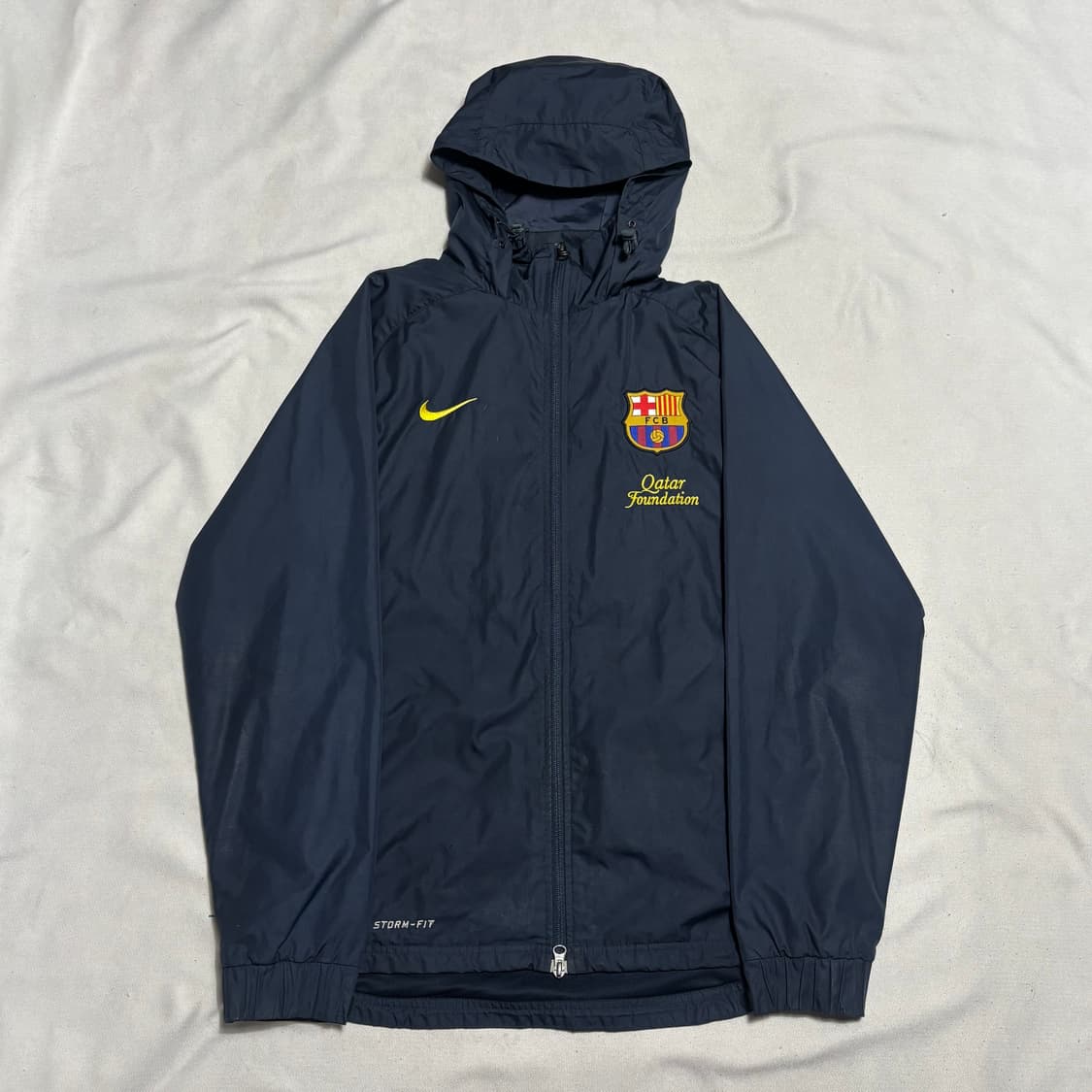 S 나이키 바르셀로나 스톰핏 네이비 후드 바람막이  상품이미지2