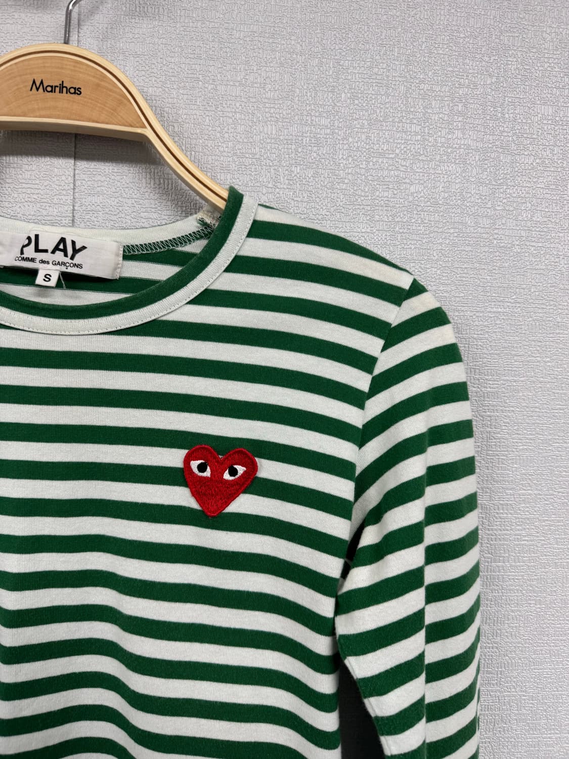 꼼데가르송 스트라이프 긴팔 티셔츠 상품이미지2